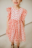 little girls designer valentines day heart tulle dress