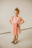 Girl's Pink and Red Tulle Hearts Valentine's Day Twirl Dress