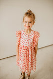 pink and red hearts tulle valentines day dress