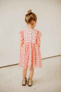 little girls designer valentines day tulle dress