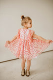 little girls designer valentines day tulle dress