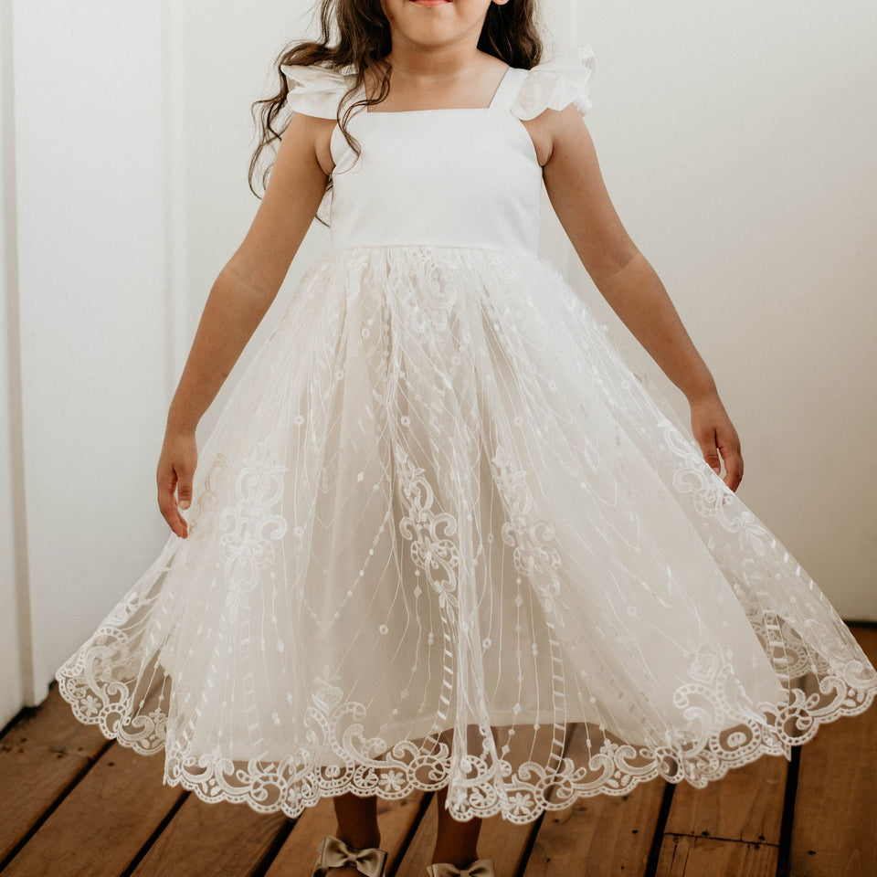 Poppy Troll Personalized Birthday Girl Dress | Lil' Bug Clothing