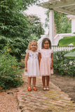 Little Girl's Woodland Creatures Wonderland Print Tulle Twirl Dress