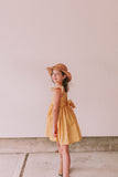 little girls yellow sundress