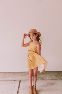 yellow special occasion dress for girls