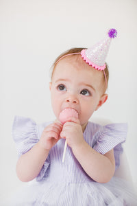 purple first birthday outfit