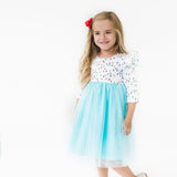Christmas string lights dress