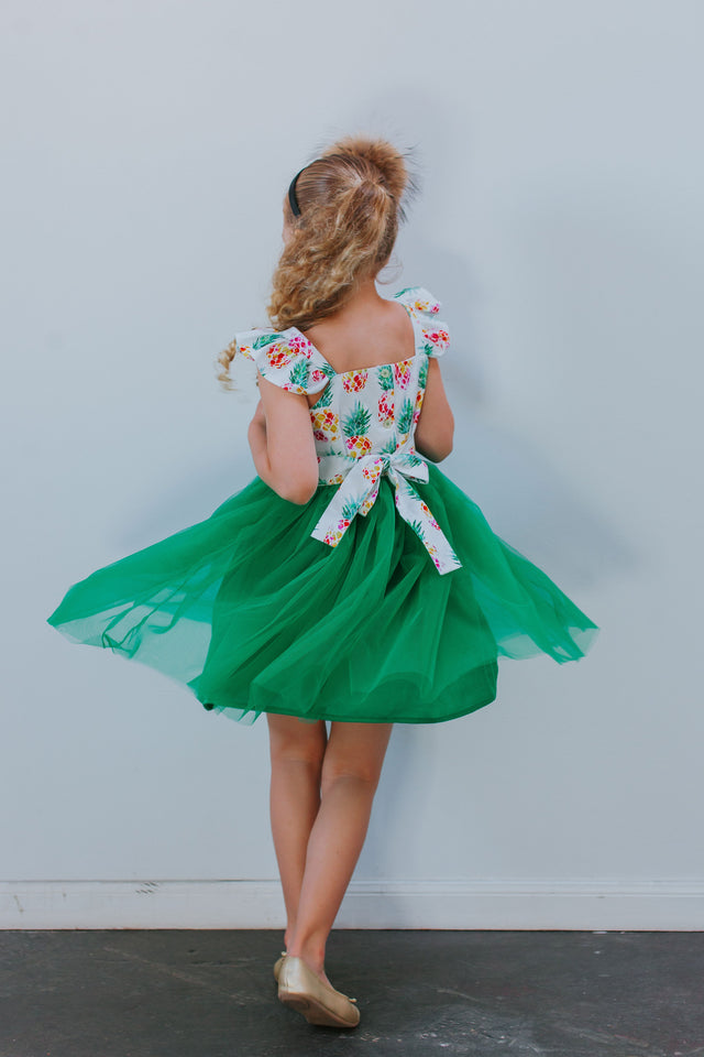 pineapple party dress