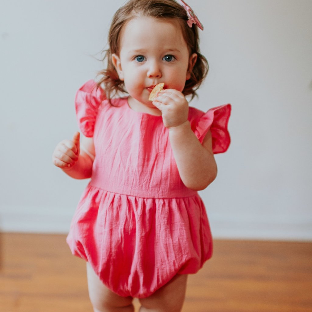 Baby best sale pink romper