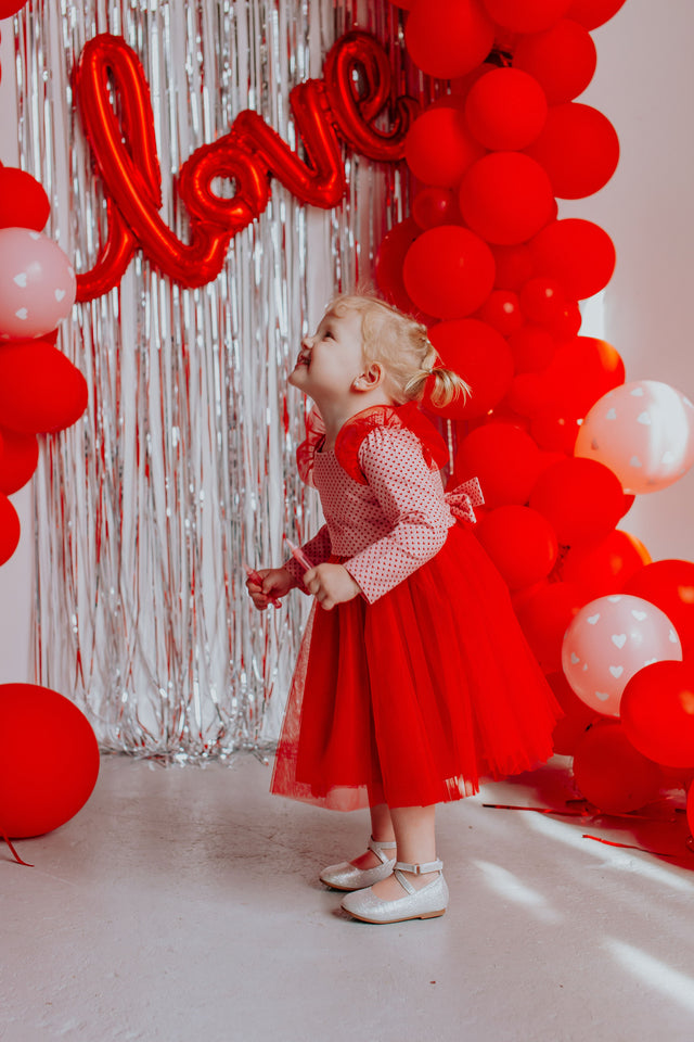 little girls Valentine's Day dress