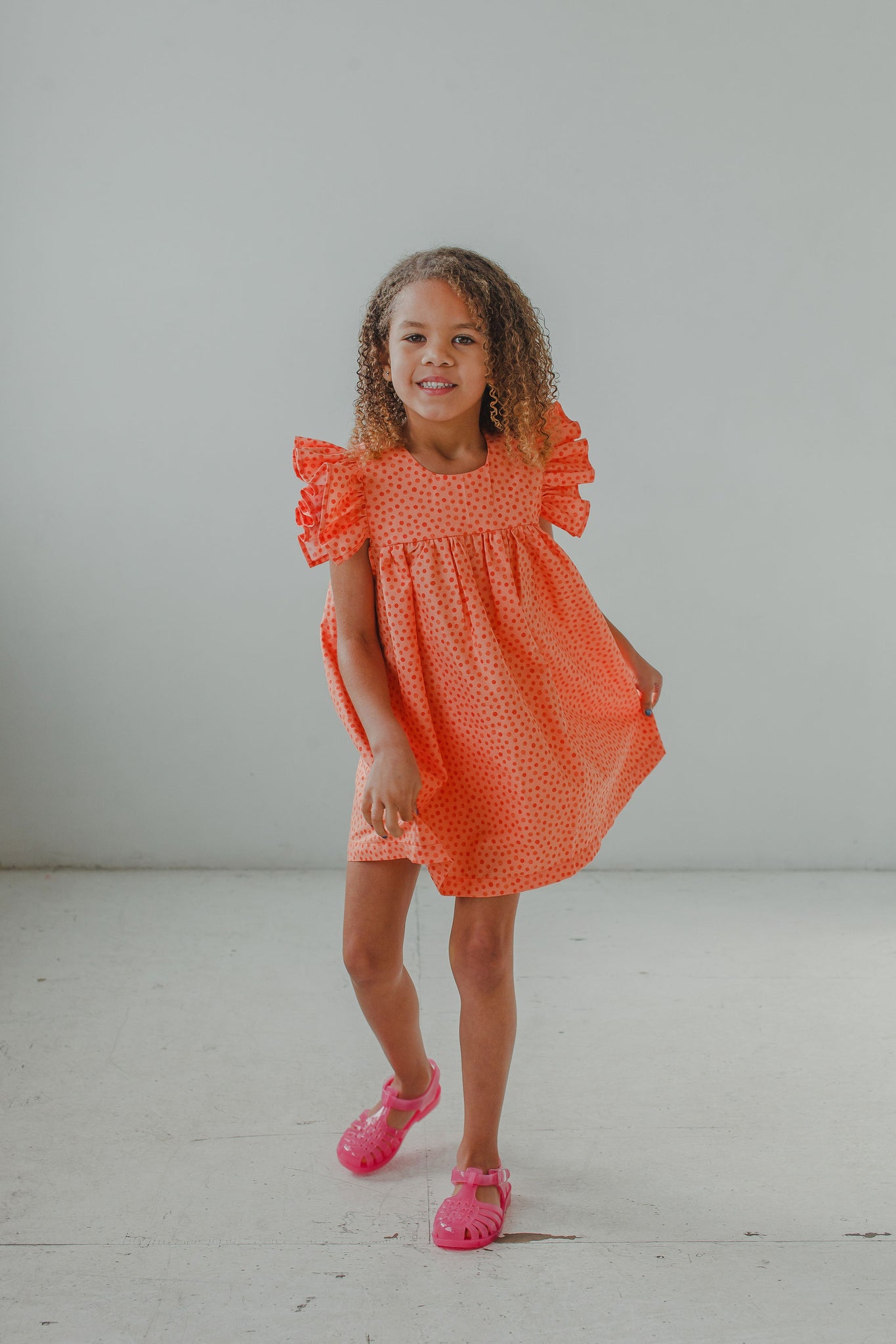 Gray and orange dress discount